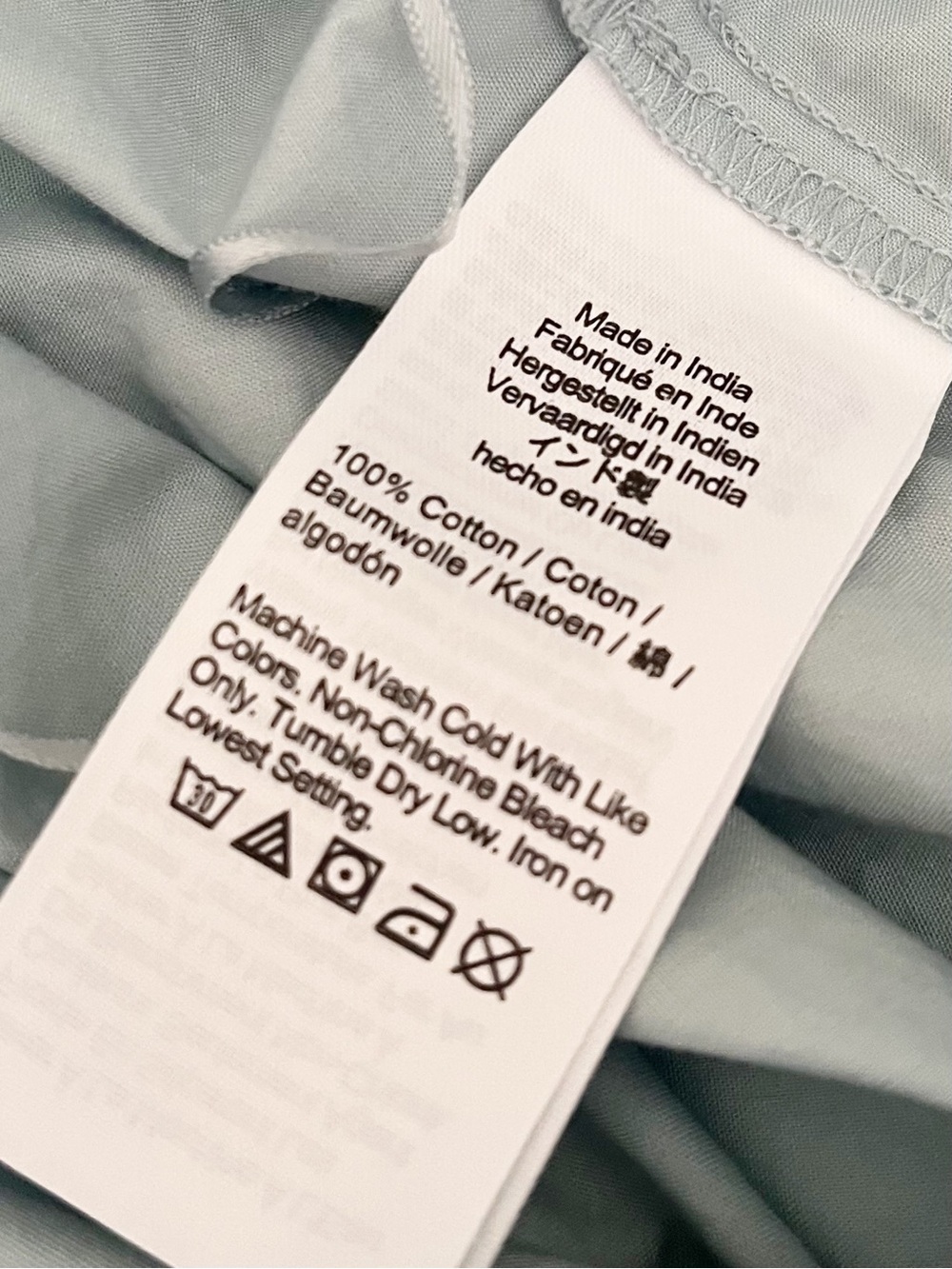 J Crew poplin powder blue midi pull on skirt - Picture 11 of 11